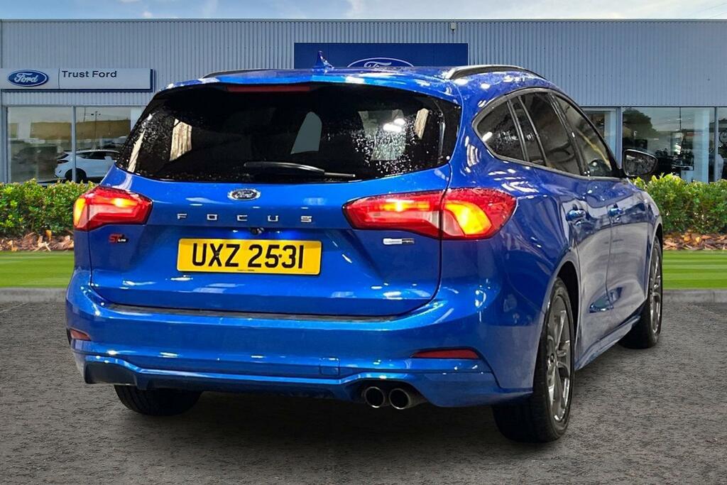 Ford Focus 1.0T Ecoboost St-line Edition Estate Ma UXZ2531 Blue #4
