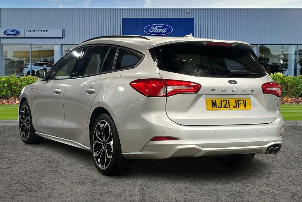 Ford Focus 1.5 Ecoblue St-line X Estate Euro MJ21JFV Silver #2