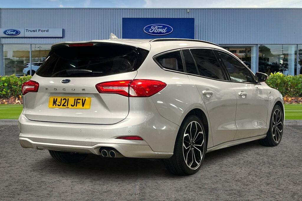 Ford Focus 1.5 Ecoblue St-line X Estate Euro MJ21JFV Silver #4