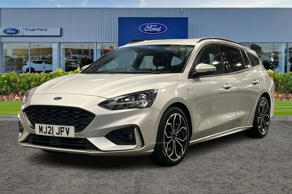 Ford Focus 1.5 Ecoblue St-line X Estate Euro MJ21JFV Silver #5