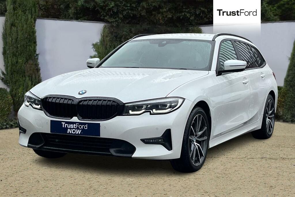 BMW 3 Series 2.0 320I Sport Touring Estate - Heated AYZ6165 White #5