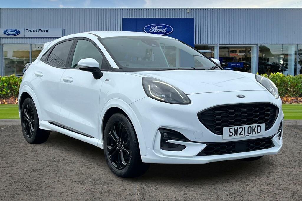 Ford Puma 1.0 Ecoboost Hybrid Mhev St-line White