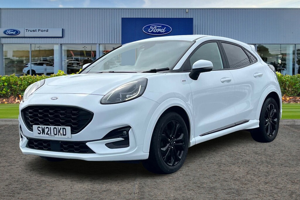 Ford Puma 1.0 Ecoboost Hybrid Mhev St-line SW21OKD White #5