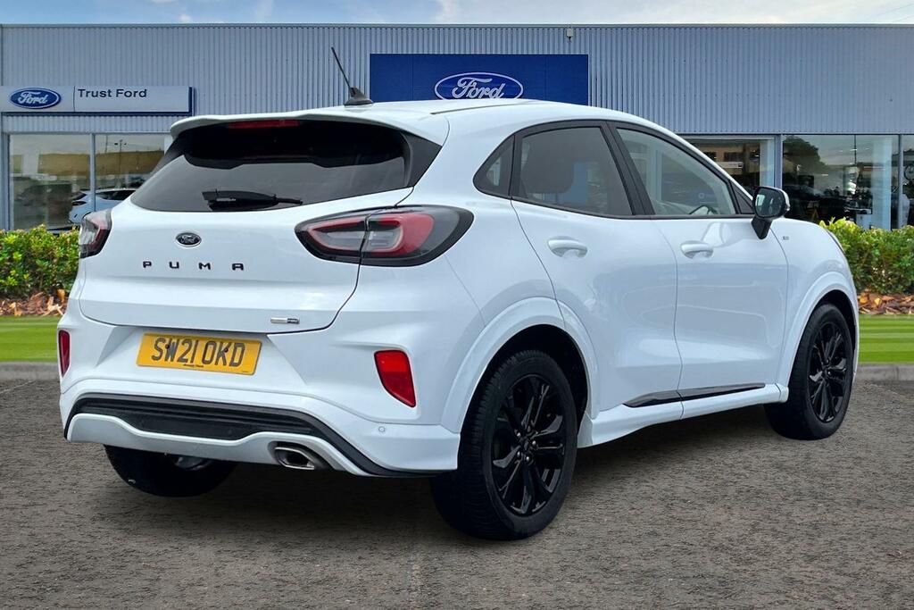 Ford Puma 1.0 Ecoboost Hybrid Mhev St-line SW21OKD White #4