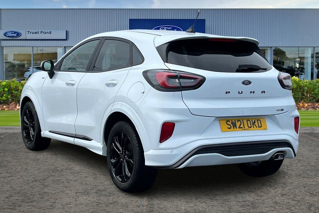 Ford Puma 1.0 Ecoboost Hybrid Mhev St-line SW21OKD White #2
