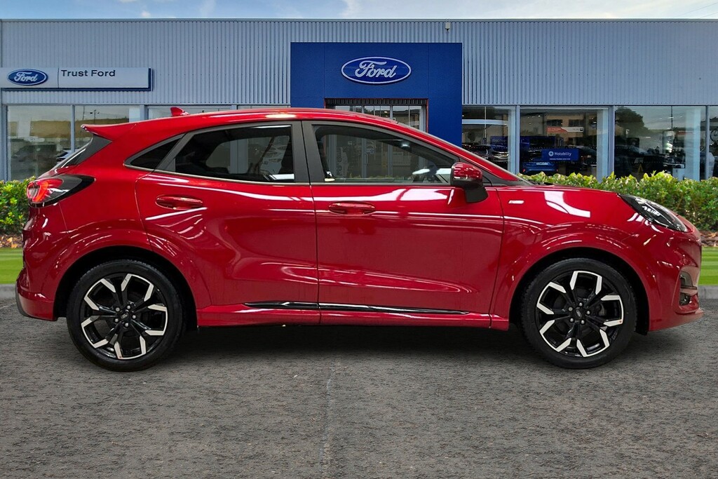 Ford Puma 1.0 Ecoboost Hybrid Mhev St-line X SW24JBY Red #3
