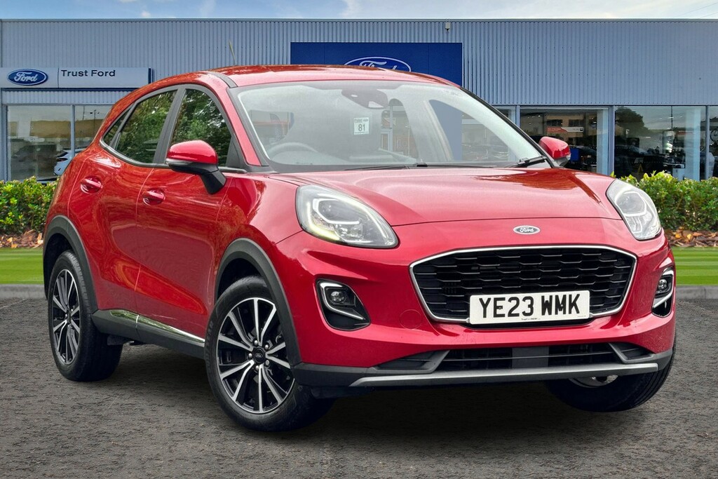 Ford Puma 1.0 Ecoboost Hybrid Mhev Titanium Dct Red