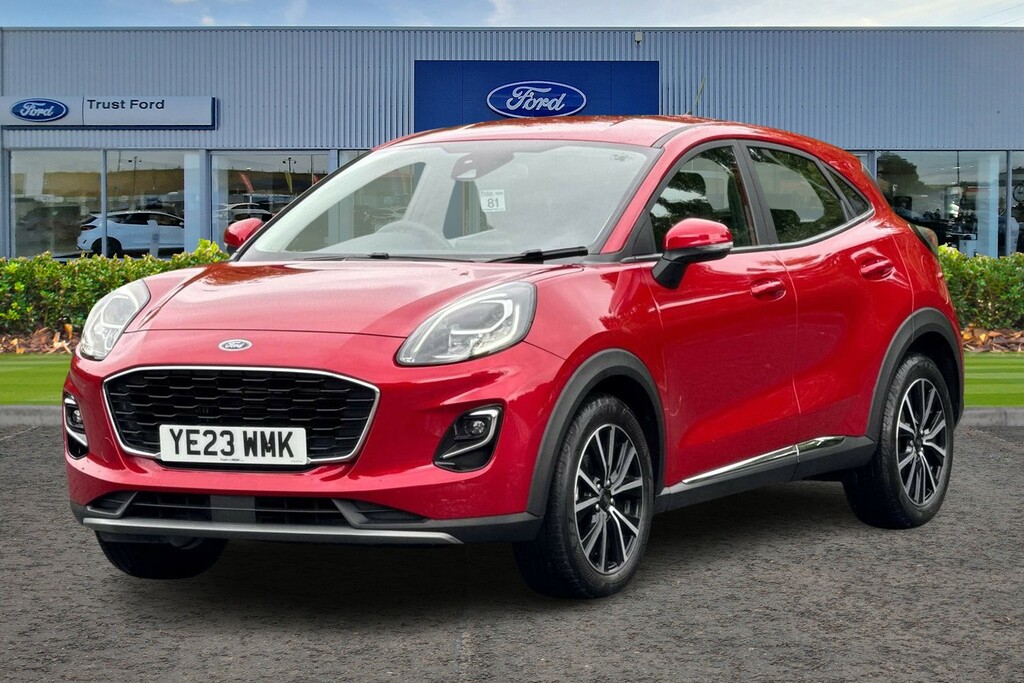 Ford Puma 1.0 Ecoboost Hybrid Mhev Titanium Dct YE23WMK Red #5