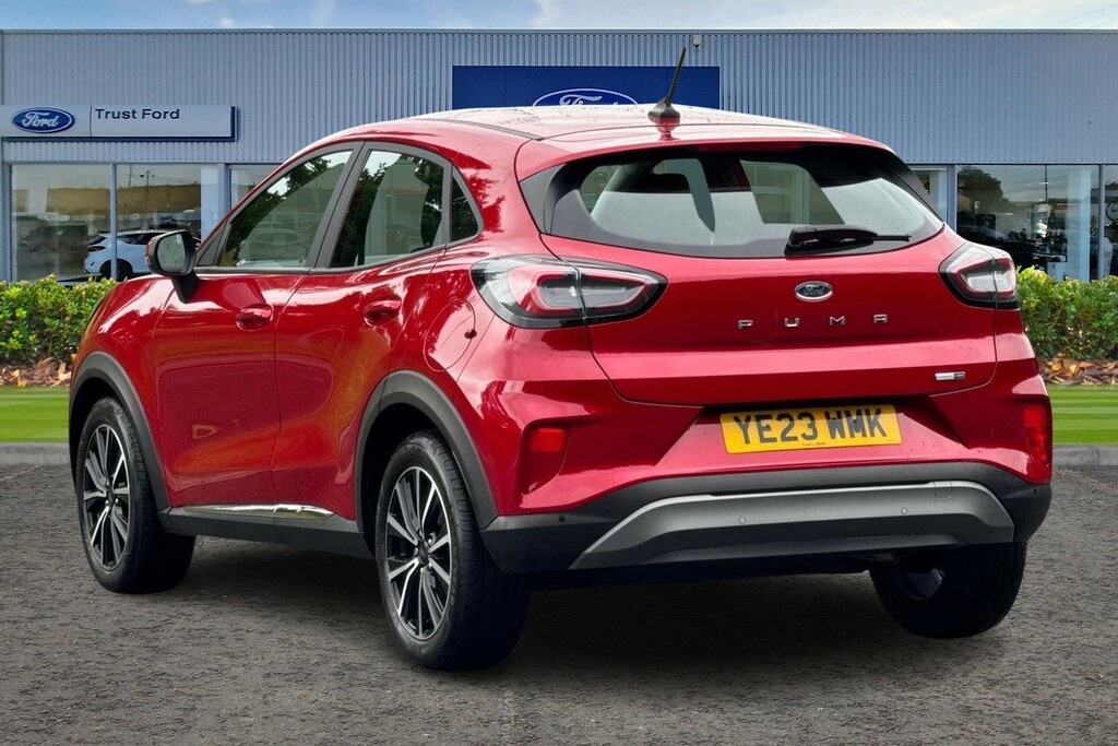 Ford Puma 1.0 Ecoboost Hybrid Mhev Titanium Dct YE23WMK Red #2