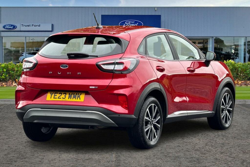 Ford Puma 1.0 Ecoboost Hybrid Mhev Titanium Dct YE23WMK Red #4
