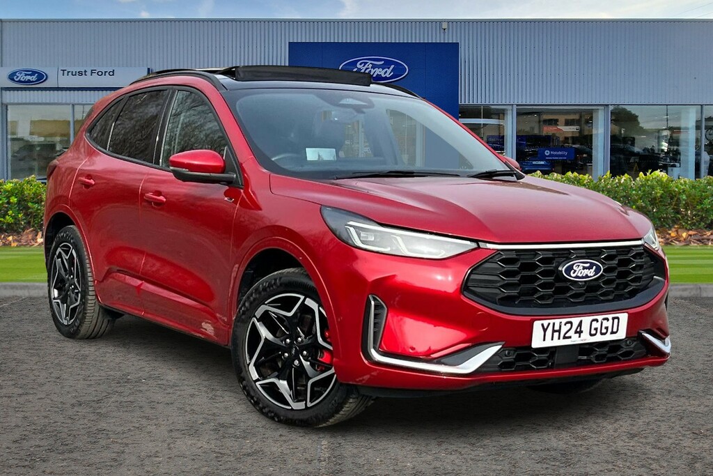 Ford Kuga 2.5 Duratec 14.4Kwh St-line X Suv Plug- Red
