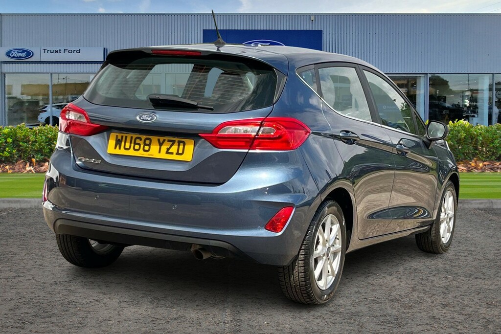 Ford Fiesta 1.0T Ecoboost Gpf Zetec Hatchback Manua WU68YZD Blue #4