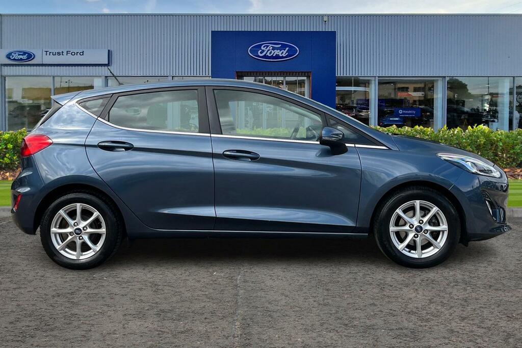 Ford Fiesta 1.0T Ecoboost Gpf Zetec Hatchback Manua WU68YZD Blue #3