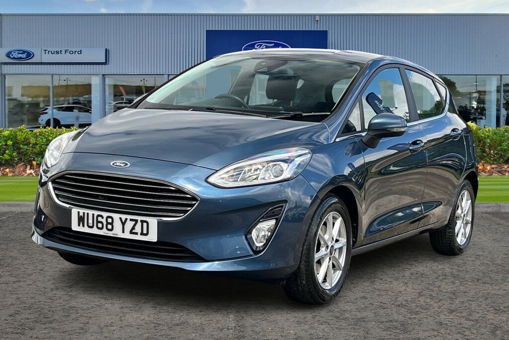 Ford Fiesta 1.0T Ecoboost Gpf Zetec Hatchback Manua WU68YZD Blue #5