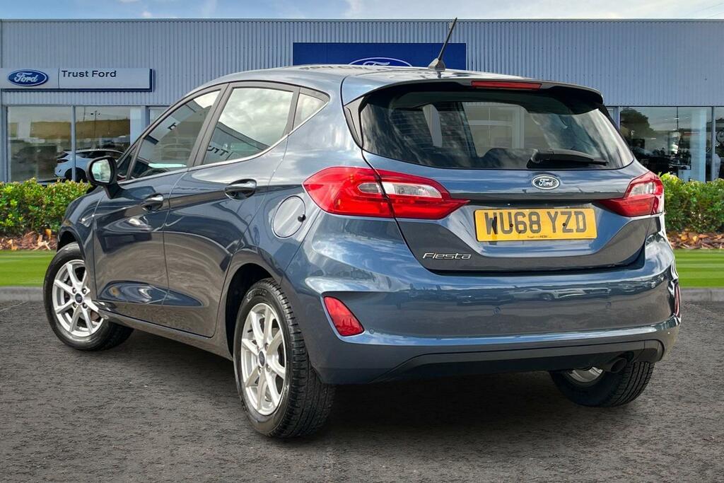 Ford Fiesta 1.0T Ecoboost Gpf Zetec Hatchback Manua WU68YZD Blue #2