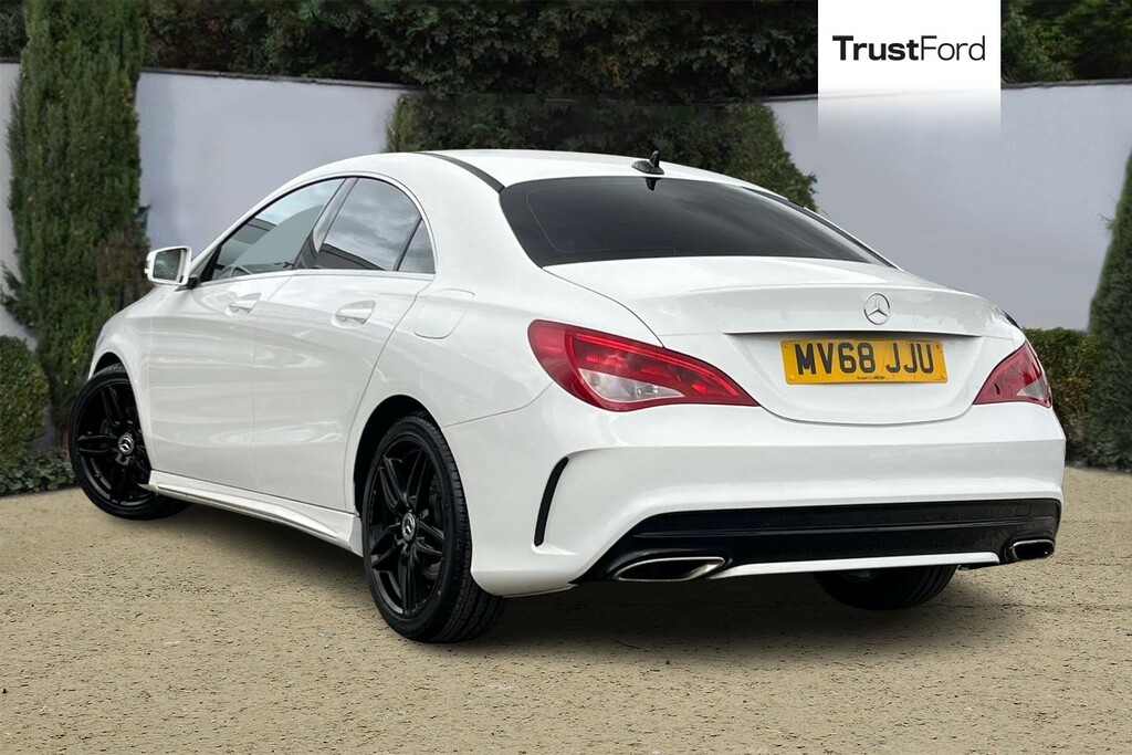 Mercedes-Benz CLA Class 1.6 Cla180 Amg Line Edition Coupe Navigation Rea MV68JJU White #2