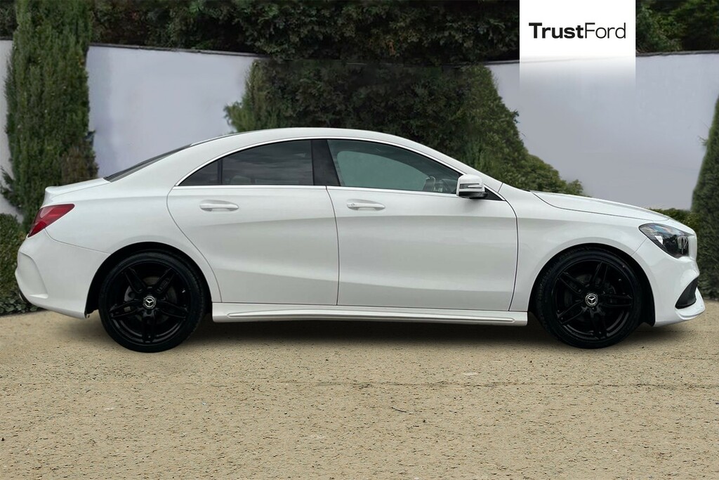 Mercedes-Benz CLA Class 1.6 Cla180 Amg Line Edition Coupe Navigation Rea MV68JJU White #3