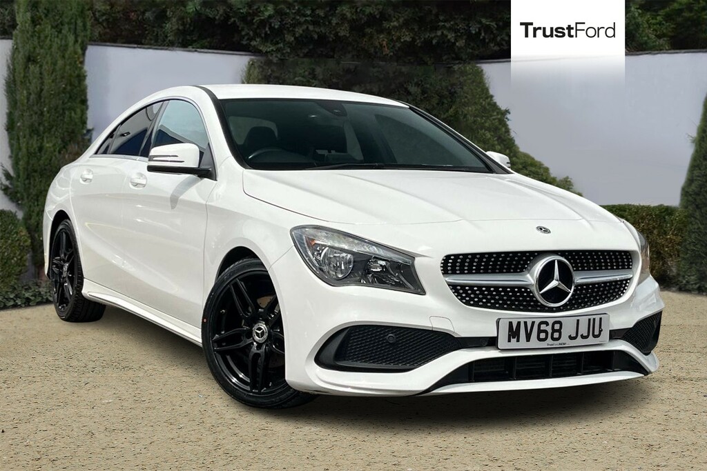 Mercedes-Benz CLA Class 1.6 Cla180 Amg Line Edition Coupe Navigation Rea MV68JJU White