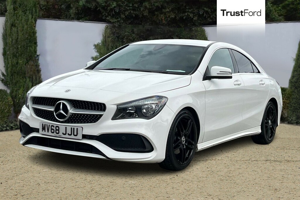 Mercedes-Benz CLA Class 1.6 Cla180 Amg Line Edition Coupe Navigation Rea MV68JJU White #5