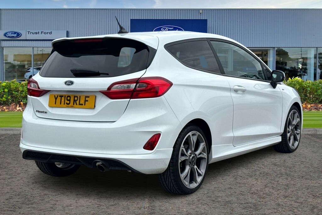 Ford Fiesta 1.0T Ecoboost St-line Hatchback- With Upgraded All YT19RLF White #4
