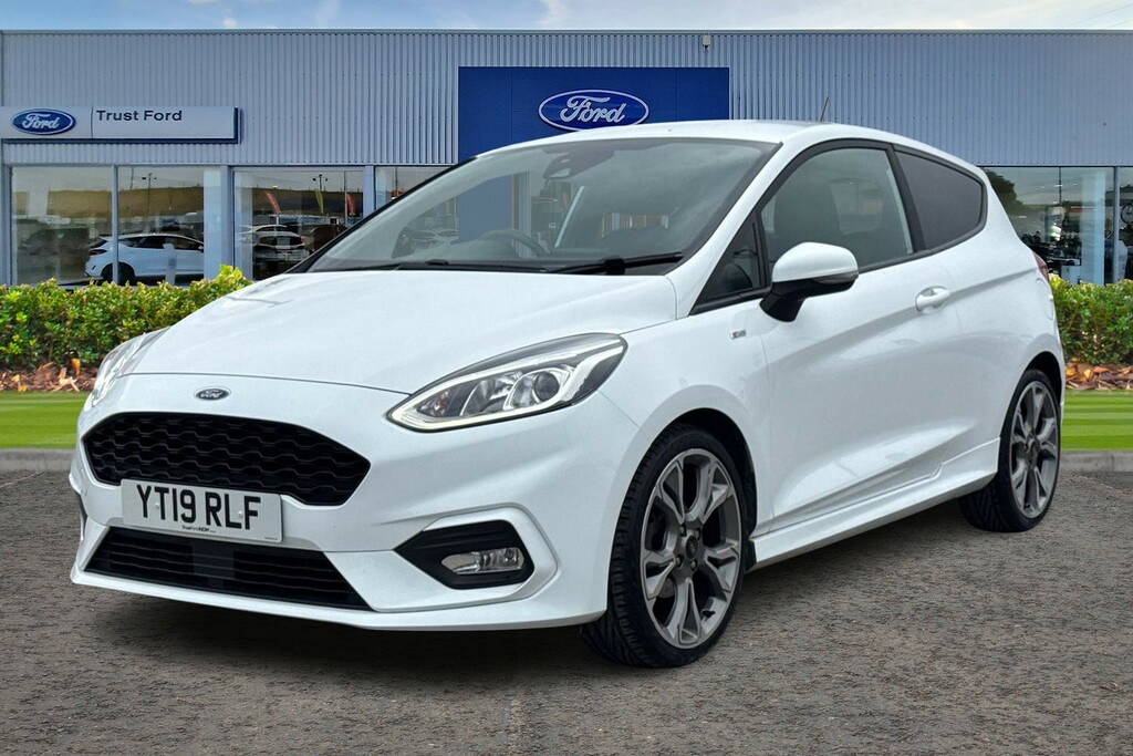 Ford Fiesta 1.0T Ecoboost St-line Hatchback- With Upgraded All YT19RLF White #5