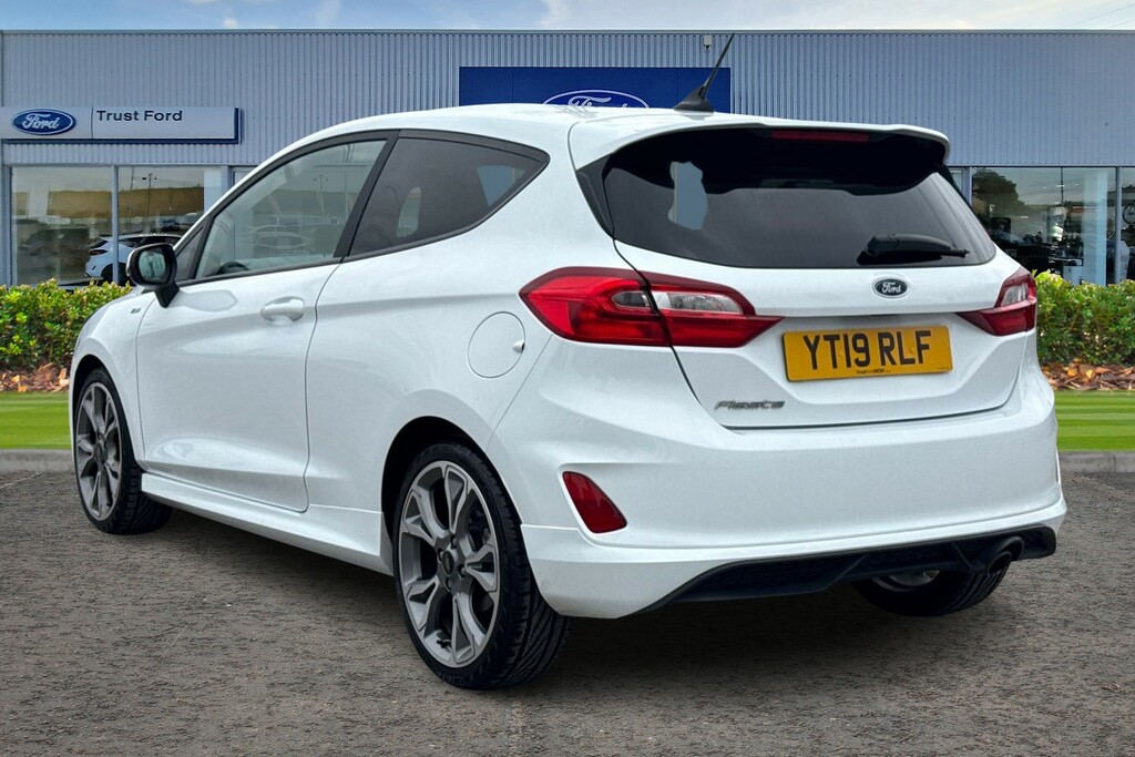 Ford Fiesta 1.0T Ecoboost St-line Hatchback- With Upgraded All YT19RLF White #2