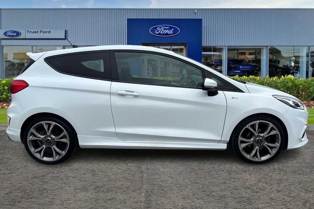Ford Fiesta 1.0T Ecoboost St-line Hatchback- With Upgraded All YT19RLF White #3