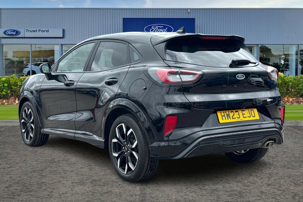 Ford Puma 1.0 Ecoboost Hybrid Mhev 155 St-line X 5Dr- With S HW23EJO Black #2