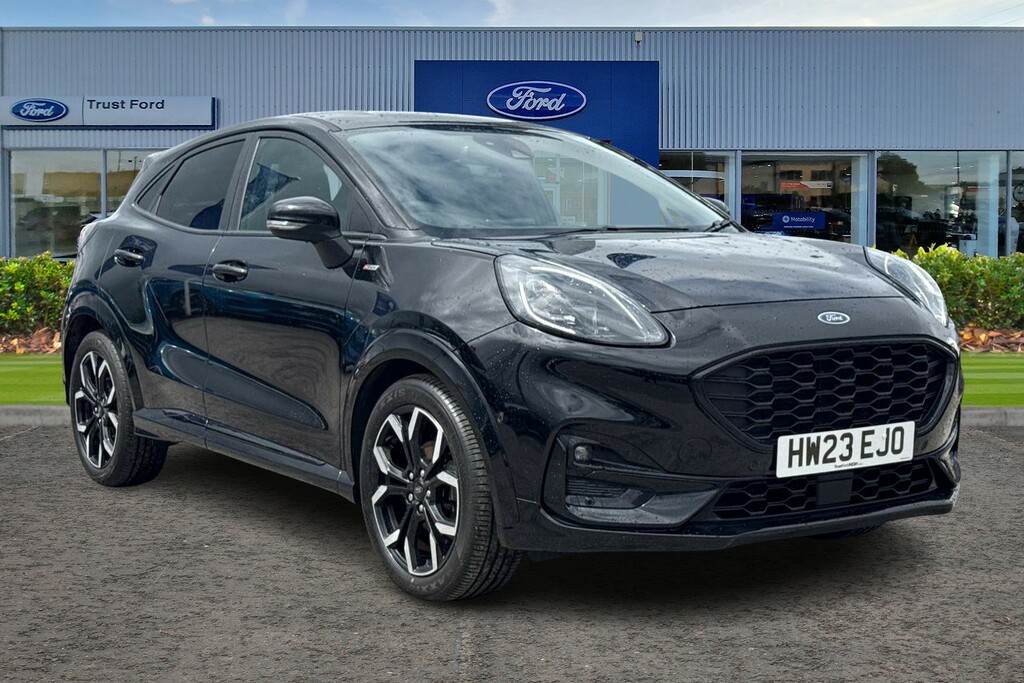 Ford Puma 1.0 Ecoboost Hybrid Mhev 155 St-line X 5Dr- With S Black