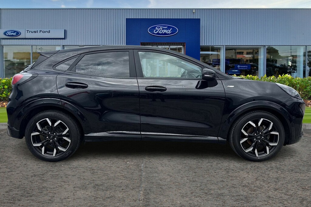 Ford Puma 1.0 Ecoboost Hybrid Mhev 155 St-line X 5Dr- With S HW23EJO Black #3