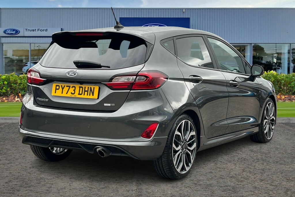 Ford Fiesta 1.0 Ecoboost Hybrid Mhev 125 St-line X PY73DHN Grey #4