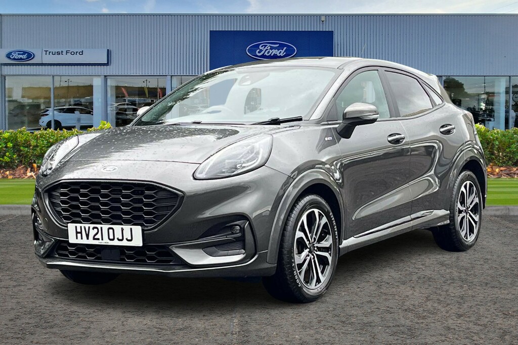 Ford Puma 1.0 Ecoboost Hybrid Mhev St-line HV21OJJ Grey #5