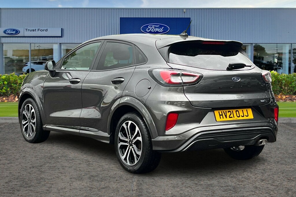Ford Puma 1.0 Ecoboost Hybrid Mhev St-line HV21OJJ Grey #2