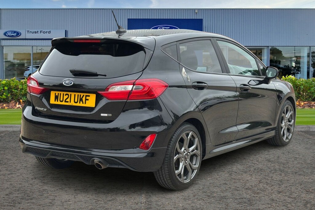 Ford Fiesta 1.0T Ecoboost Mhev St-line Edition Hatchback P WU21UKF Black #4