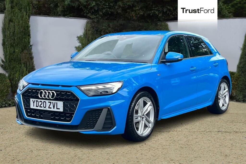 Audi A1 1.0 Tfsi 30 S Line Sportback S Tronic E YD20ZVL Blue #5