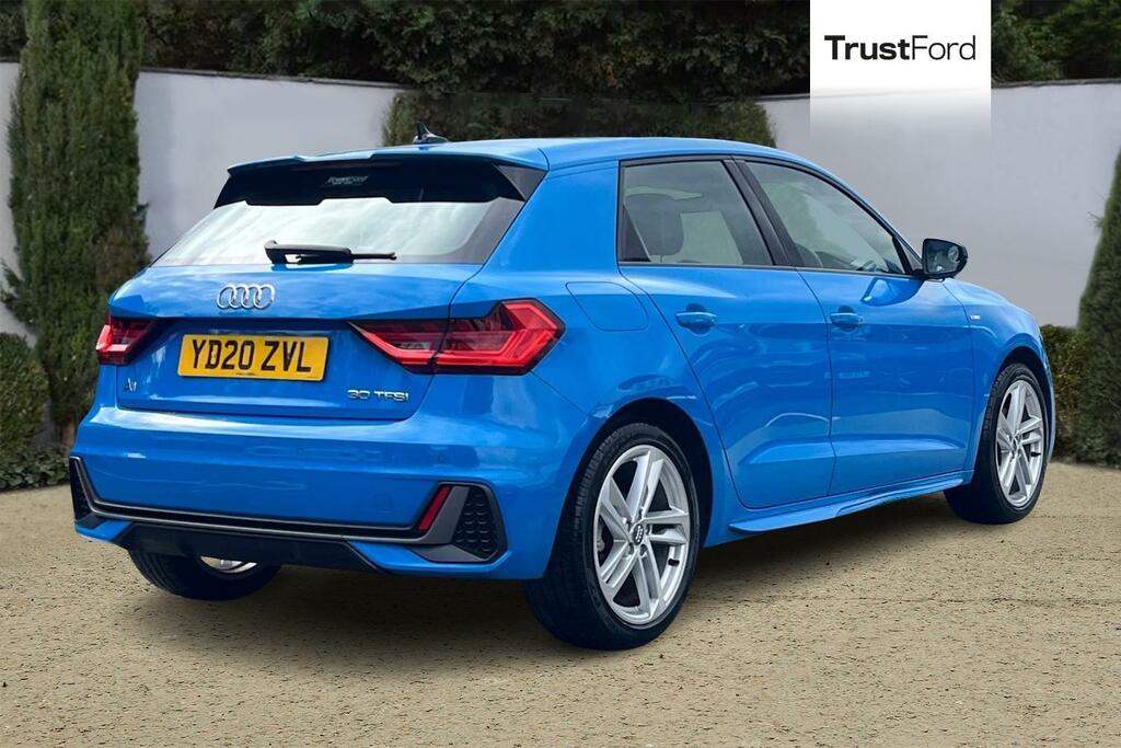 Audi A1 1.0 Tfsi 30 S Line Sportback S Tronic E YD20ZVL Blue #4