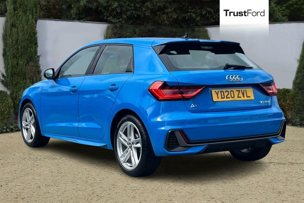 Audi A1 1.0 Tfsi 30 S Line Sportback S Tronic E YD20ZVL Blue #2