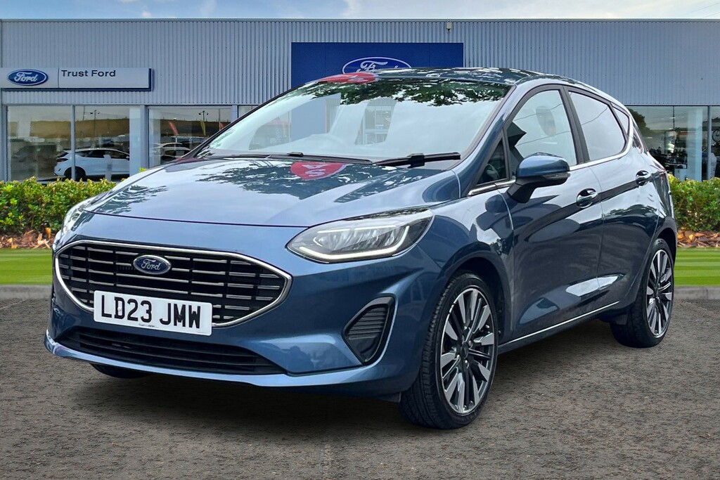 Ford Fiesta 1.0L Ecoboost 125Ps Hybrid Mhev Titanium X Man LD23JMW Blue #5