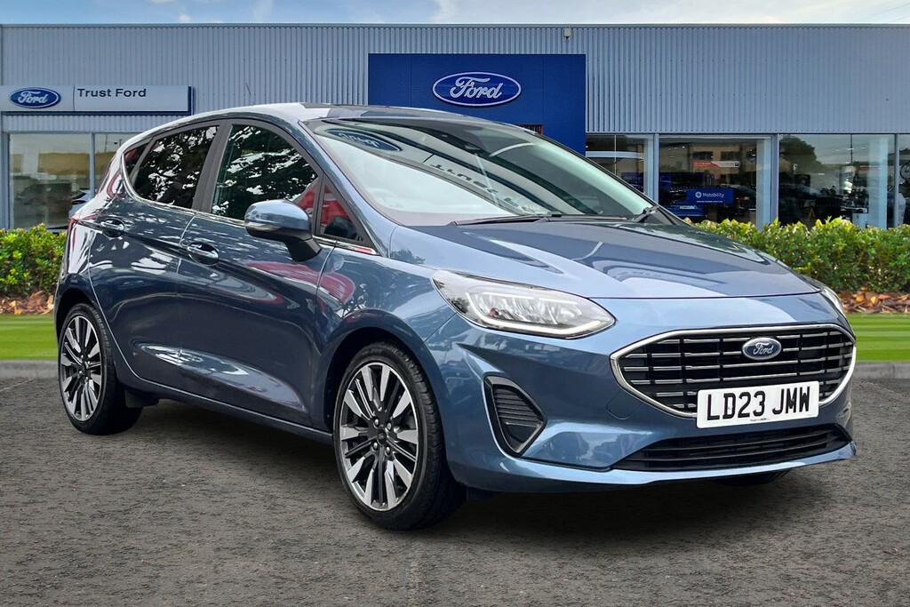 Ford Fiesta 1.0L Ecoboost 125Ps Hybrid Mhev Titanium X Man Blue