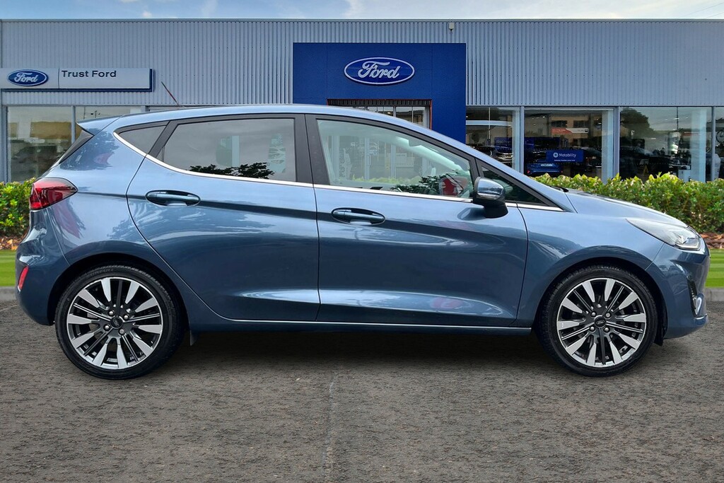 Ford Fiesta 1.0L Ecoboost 125Ps Hybrid Mhev Titanium X Man LD23JMW Blue #3