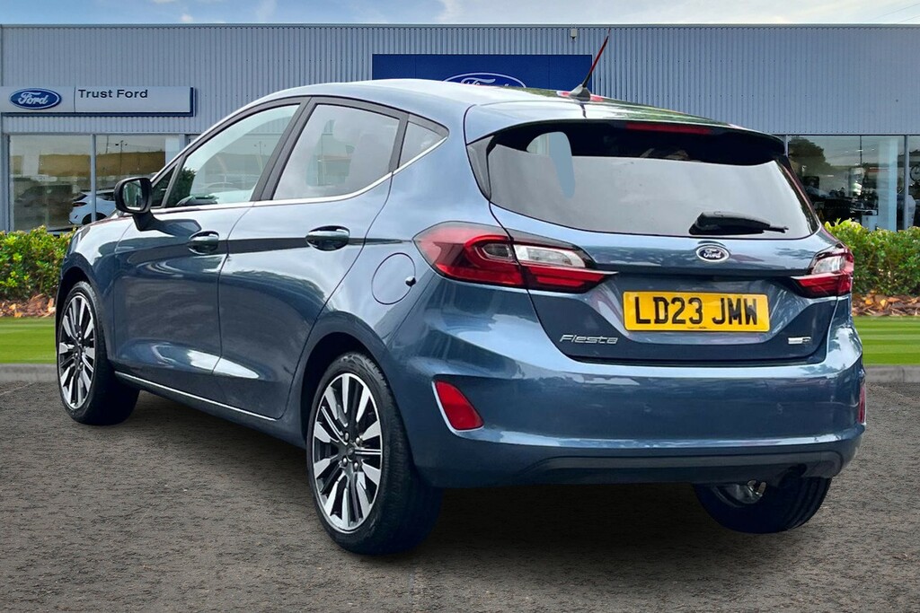 Ford Fiesta 1.0L Ecoboost 125Ps Hybrid Mhev Titanium X Man LD23JMW Blue #2