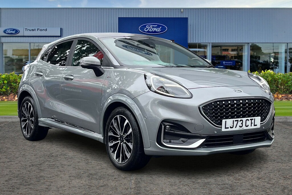 Ford Puma 1.0L Ecoboost 155Ps Hybrid Mhev St-line Vignale Silver