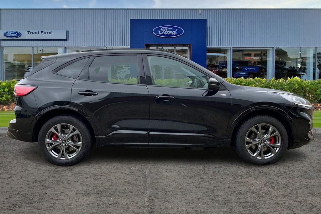 Ford Kuga 2.5 Ecoboost Duratec 14.4Kwh St-line Suv Petro LD72NXJ Black #3
