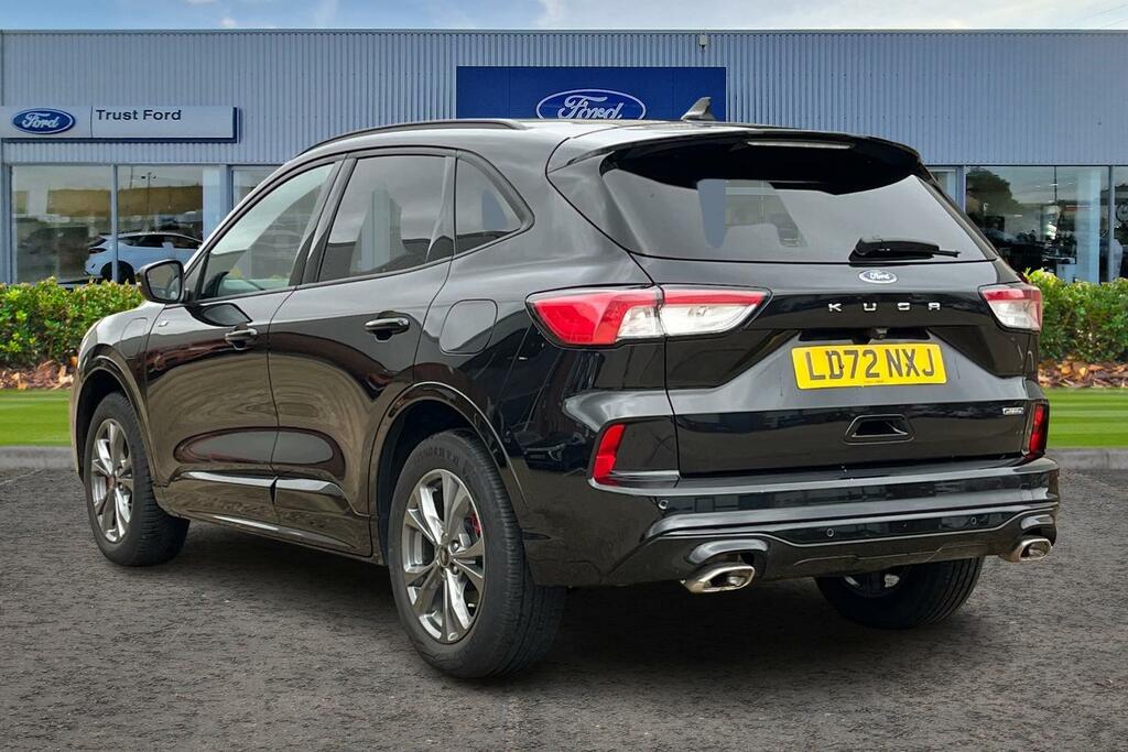 Ford Kuga 2.5 Ecoboost Duratec 14.4Kwh St-line Suv Petro LD72NXJ Black #2