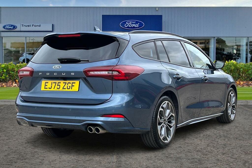 Ford Focus 1.0T Ecoboost Mhev St-line X Estate Hyb EJ75ZGF Blue #4