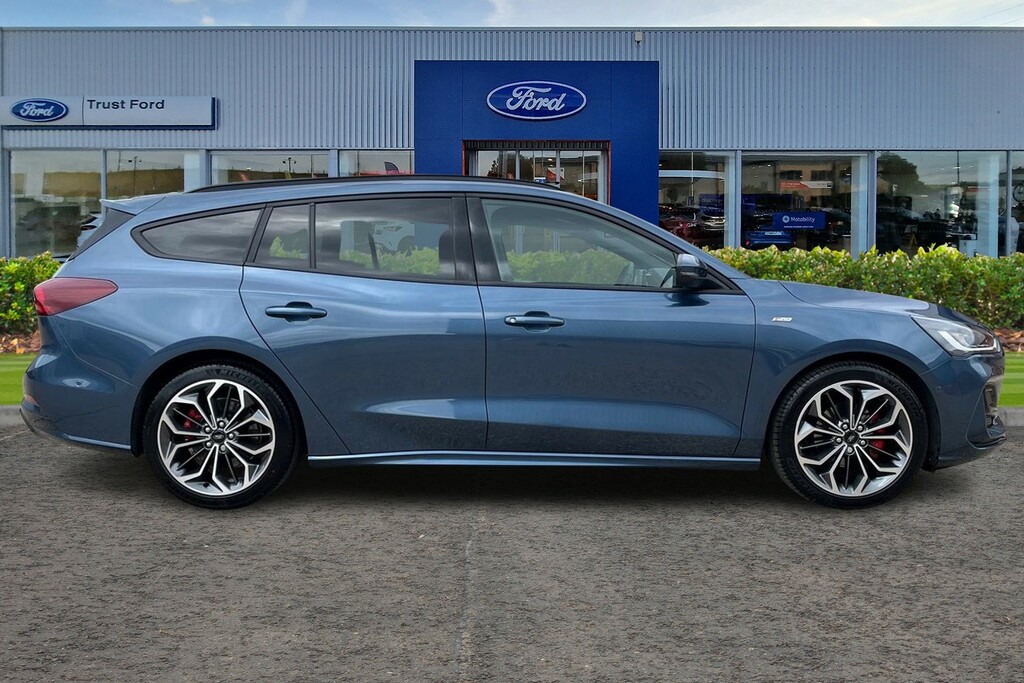 Ford Focus 1.0T Ecoboost Mhev St-line X Estate Hyb EJ75ZGF Blue #3