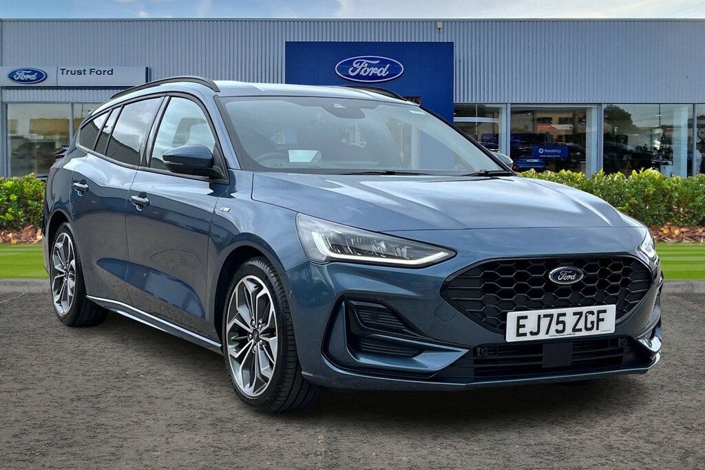 Ford Focus 1.0T Ecoboost Mhev St-line X Estate Hyb Blue