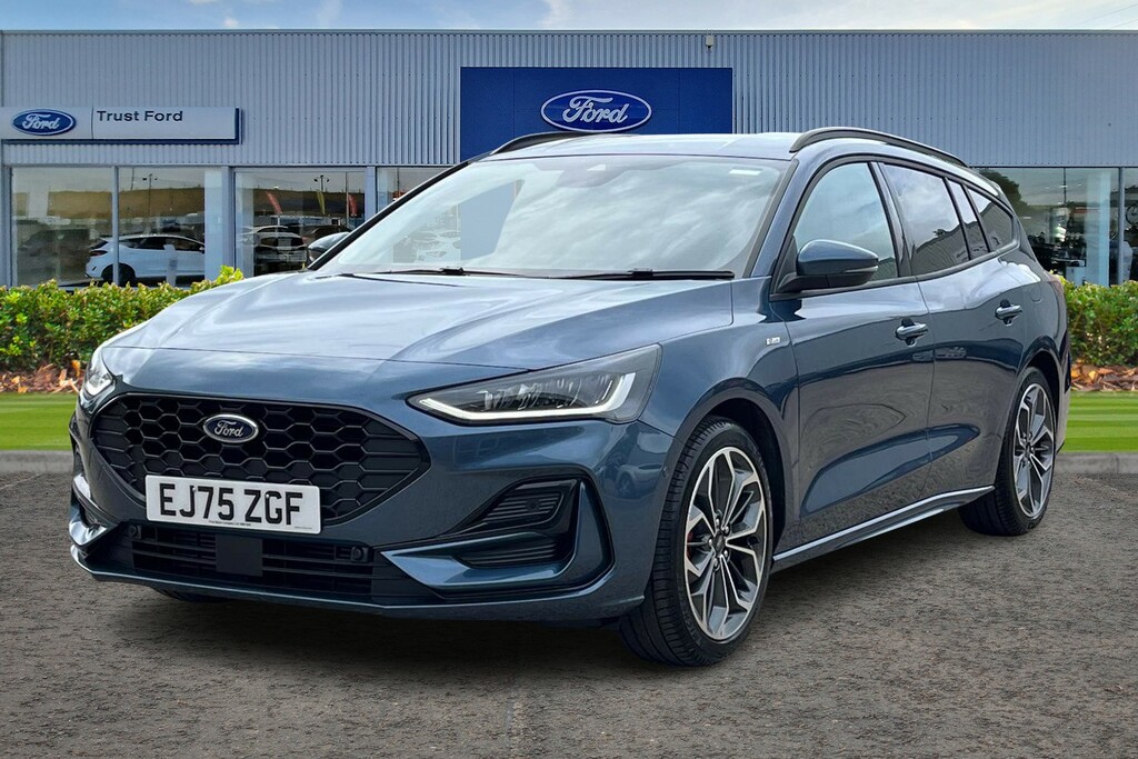 Ford Focus 1.0T Ecoboost Mhev St-line X Estate Hyb EJ75ZGF Blue #5