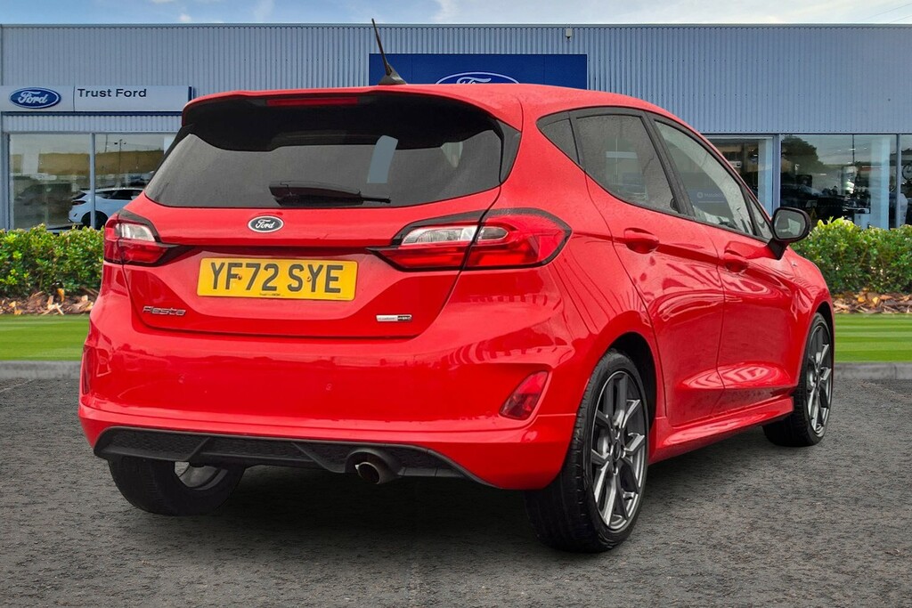 Ford Fiesta 1.0T Ecoboost Mhev St-line Edition Hatchback P YF72SYE Red #4