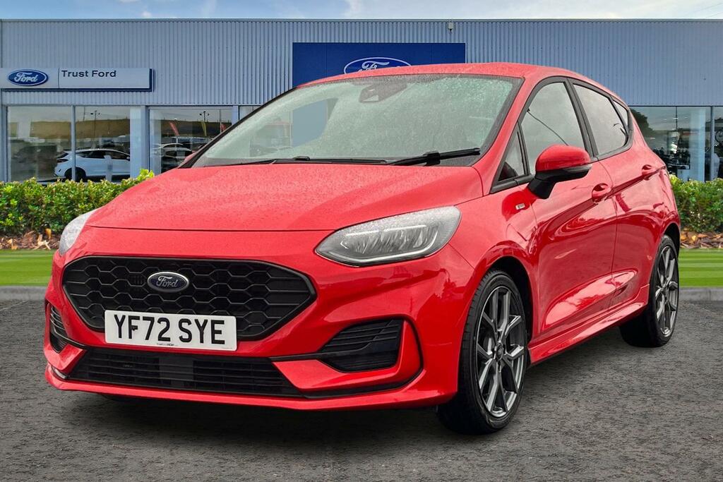Ford Fiesta 1.0T Ecoboost Mhev St-line Edition Hatchback P YF72SYE Red #5